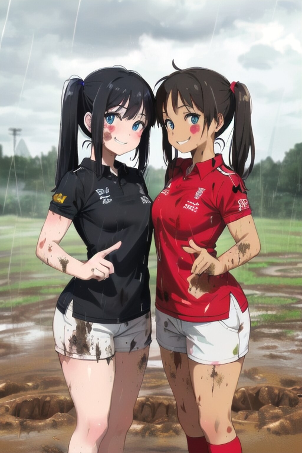 🏉泥まみれの女子ラグビー 84