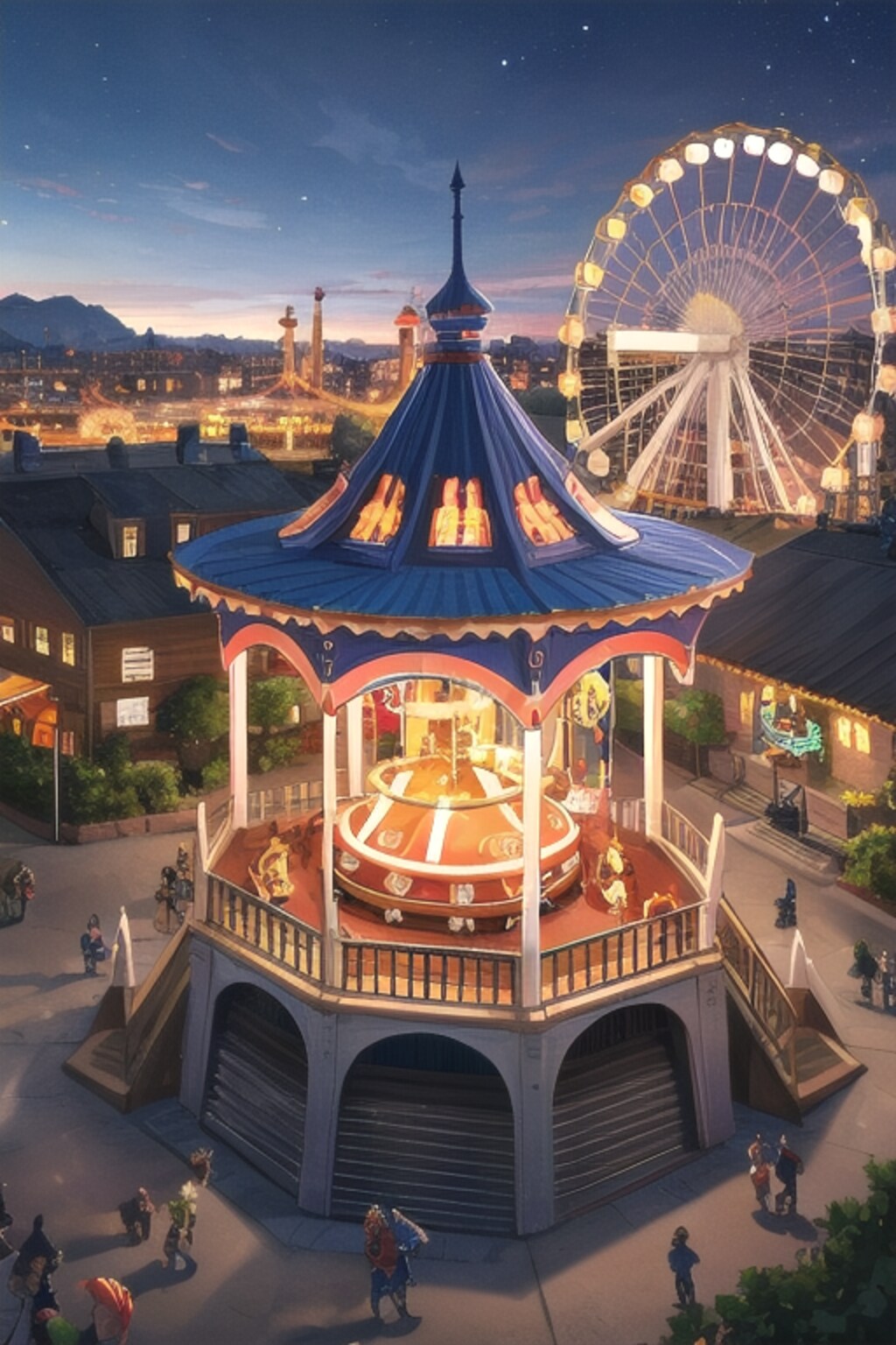 車輪の乗り物　アミューズメントパーク