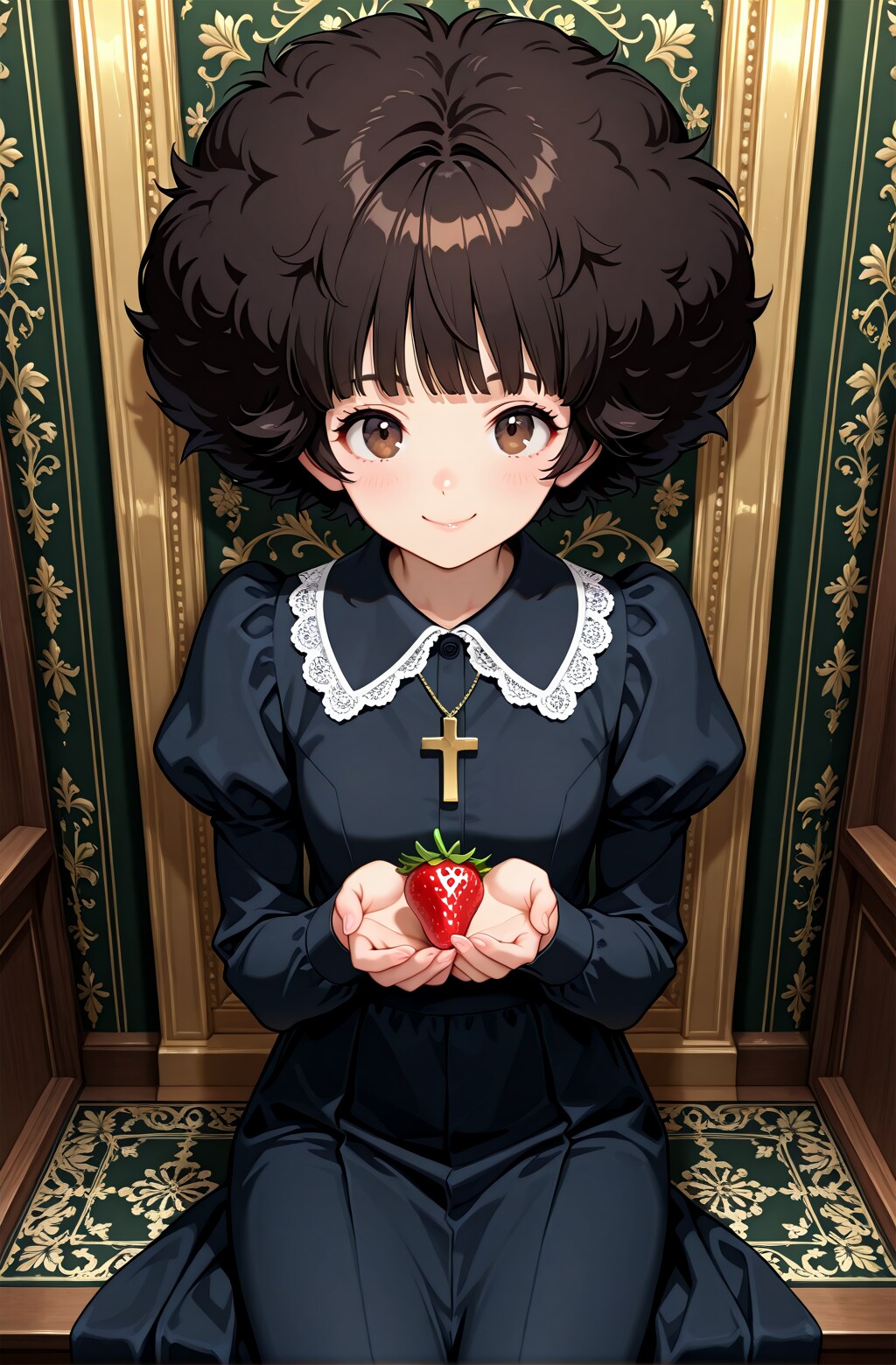 珍しい髪型(他所様)