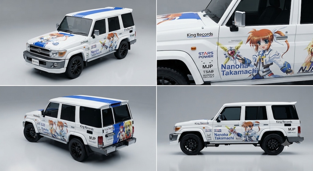 高町なのは痛車ランクル70