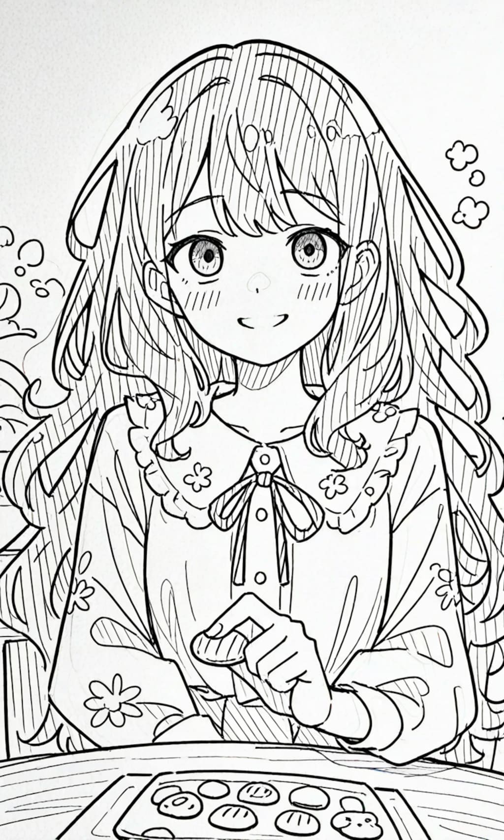 鉛筆書き風　「ひとつだったらあげてもいいよ」