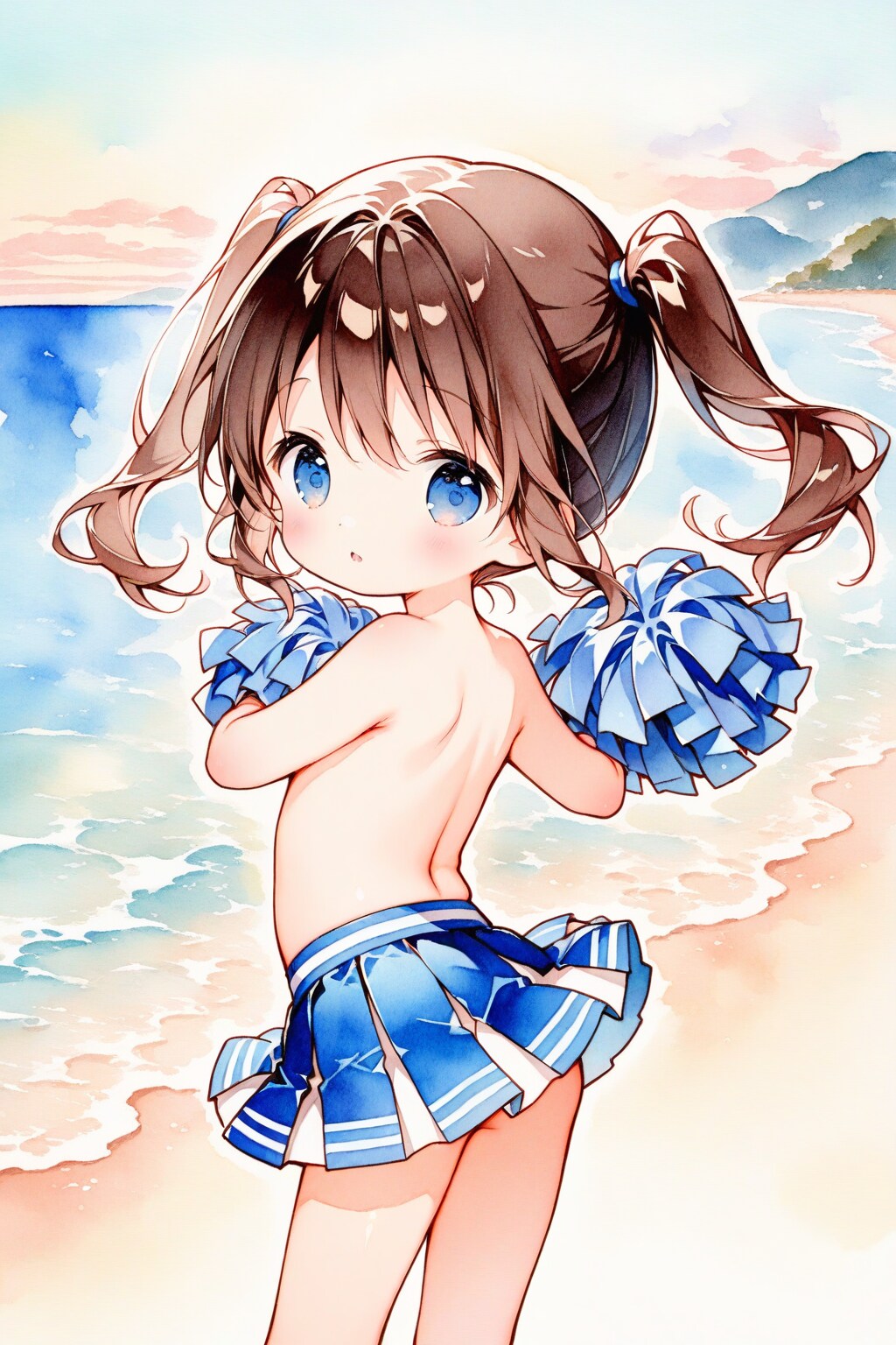Beach Cheerleader