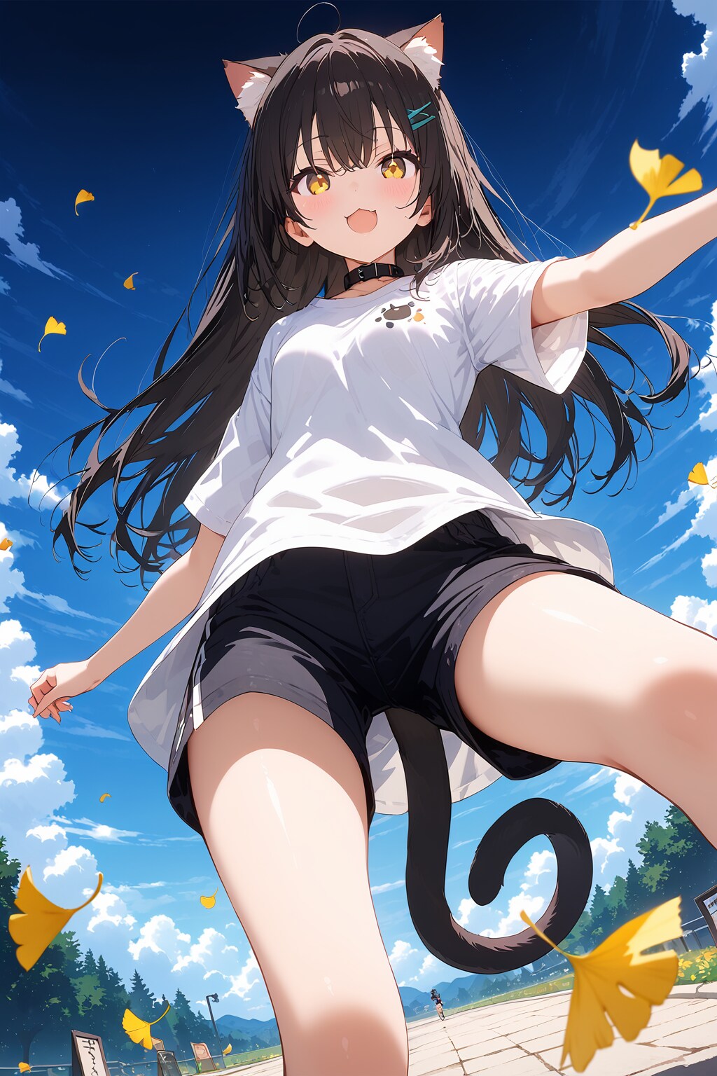 元気いっぱい猫耳ちゃん