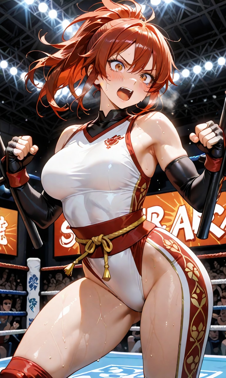 情け無用のトンファー女子