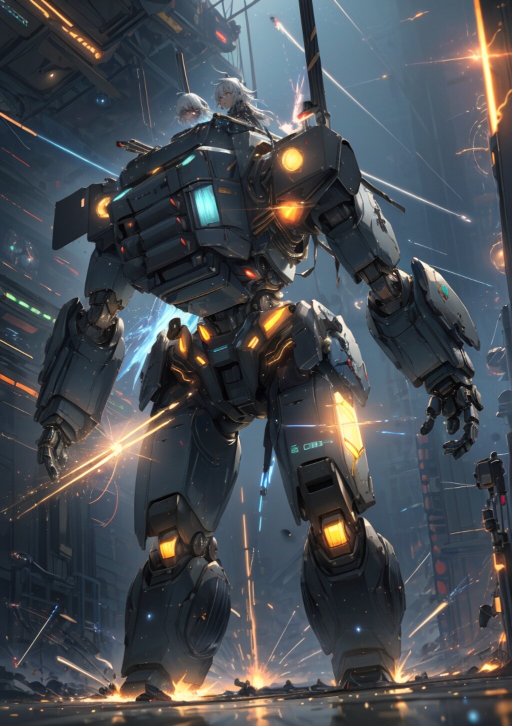 メカガール(少女)とロボット ２