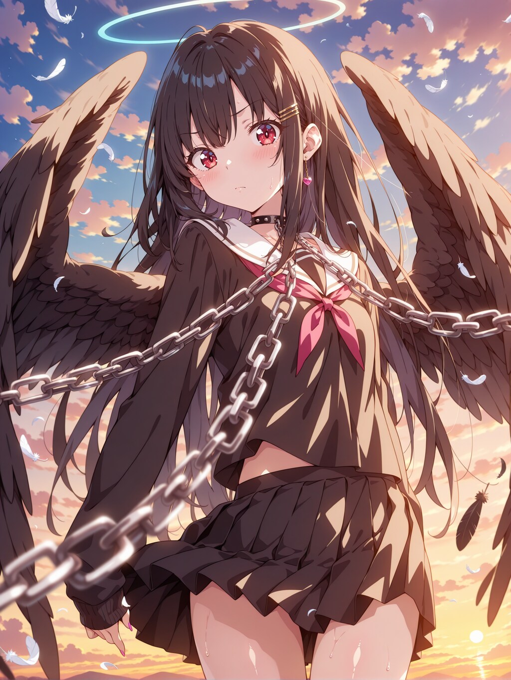 スパイクチョーカー堕天使