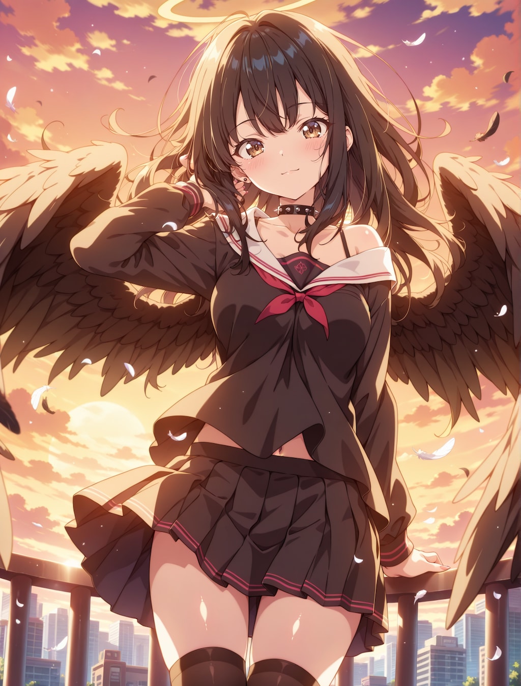 スパイクチョーカー堕天使