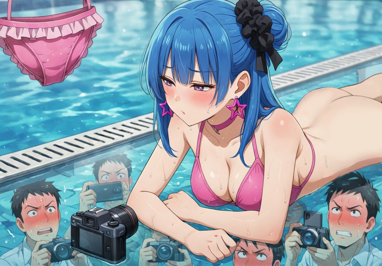 下の男たちに気付いてません(*'ω'*)