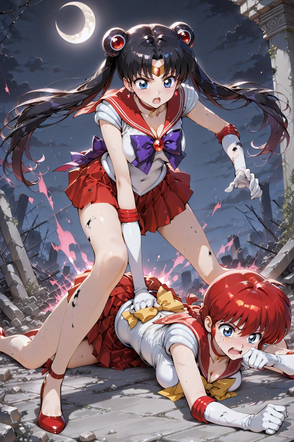 セーラーマーズ乱麗＆セーラーらんマーズ