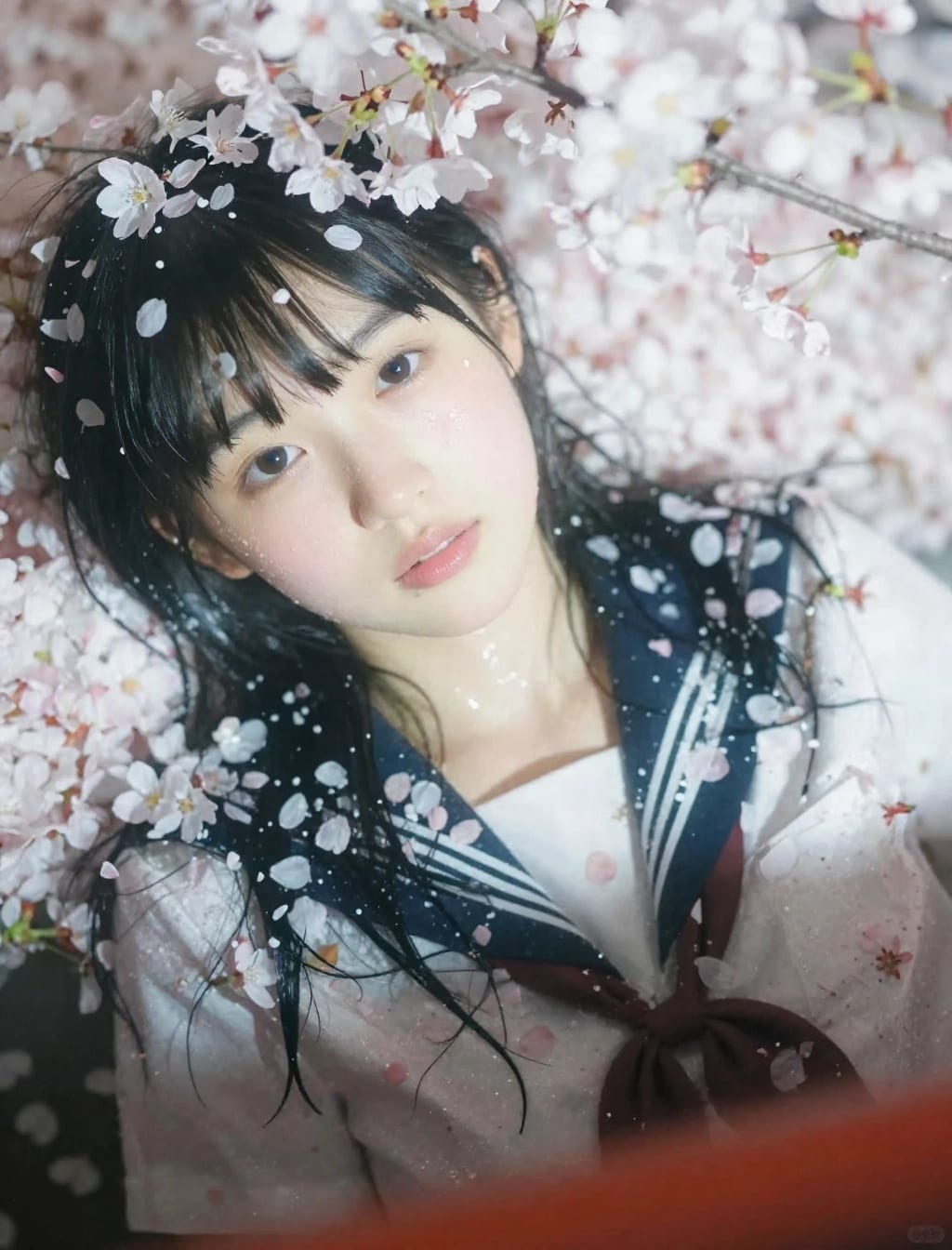 季節外れの桜まみれ