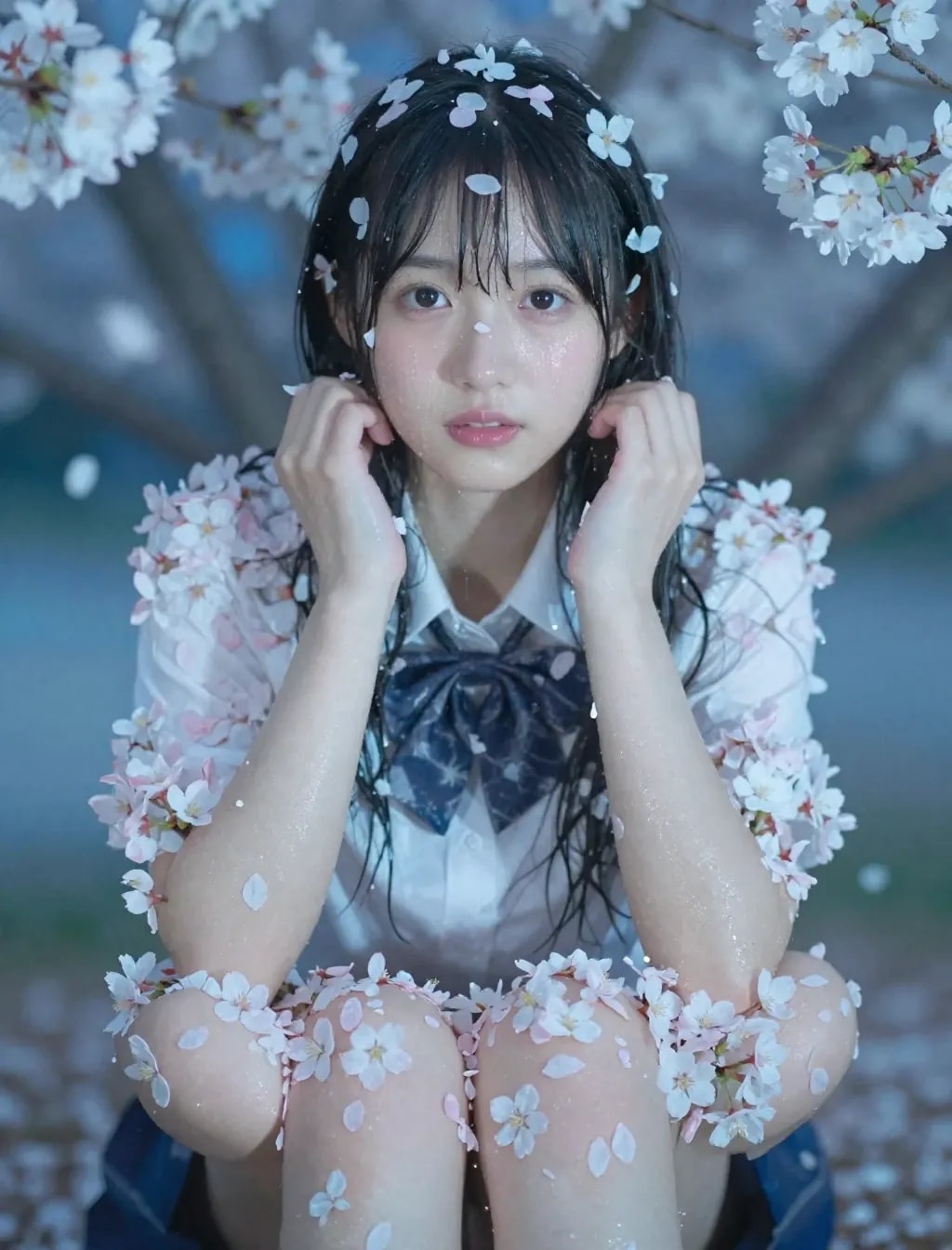 季節外れの桜まみれ