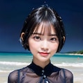 水着？でポロリ 9枚目