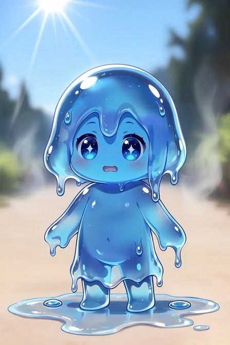 溶けていく