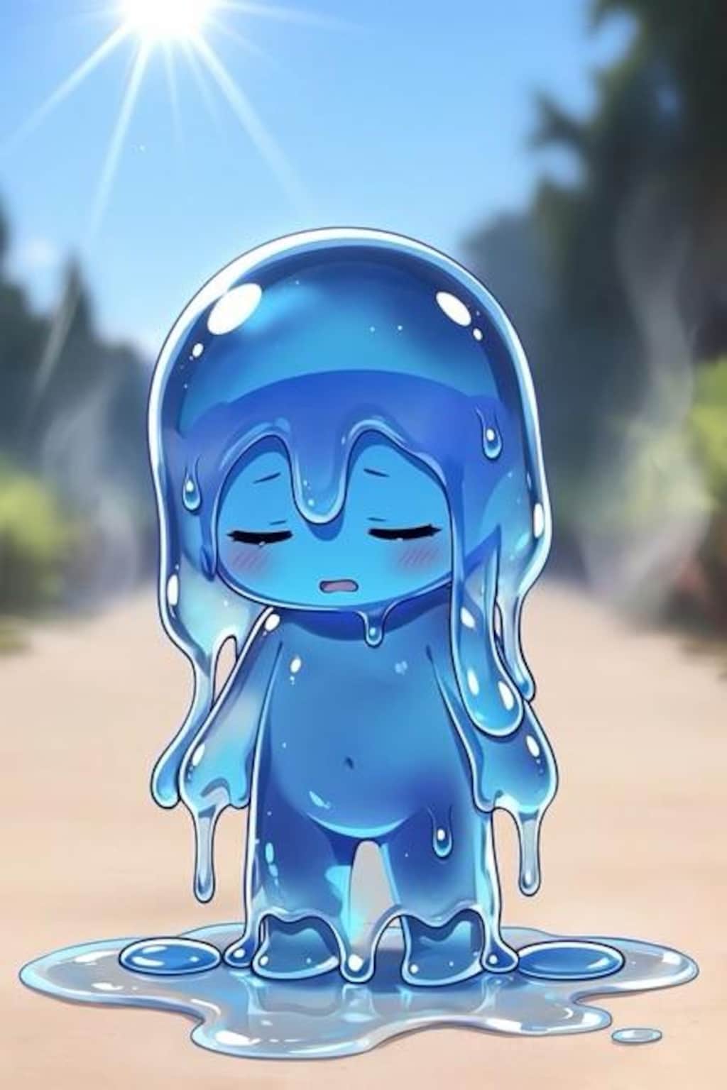 溶けていく