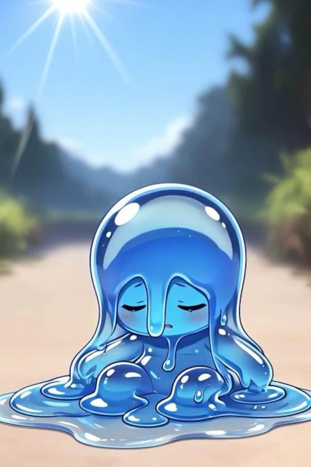 溶けていく