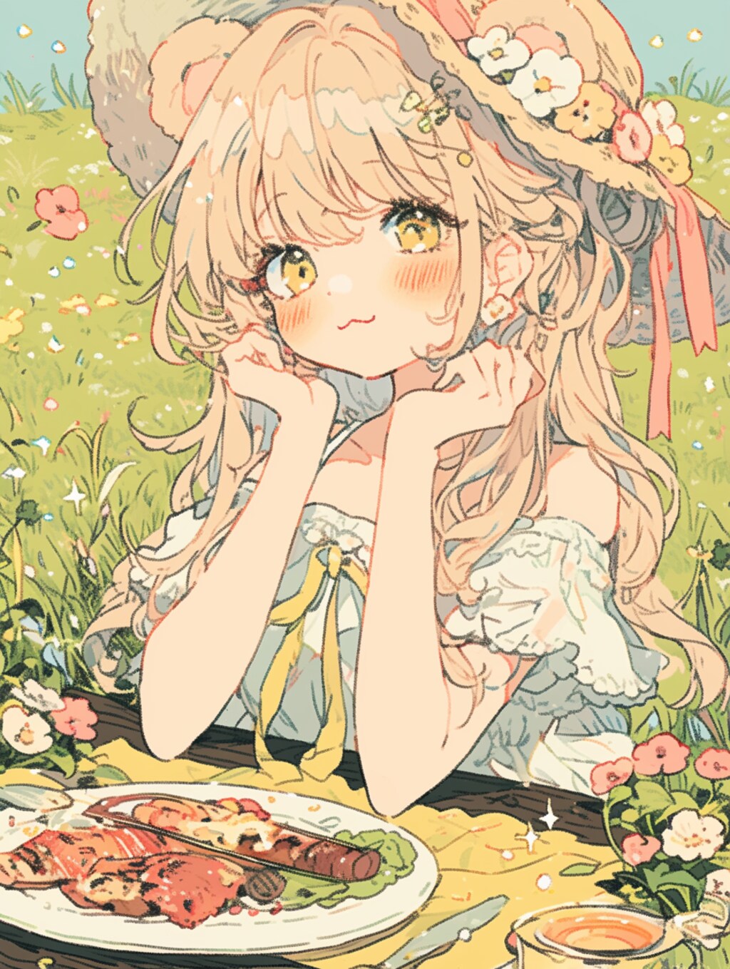 くま娘、バーベキュー日和！🐾