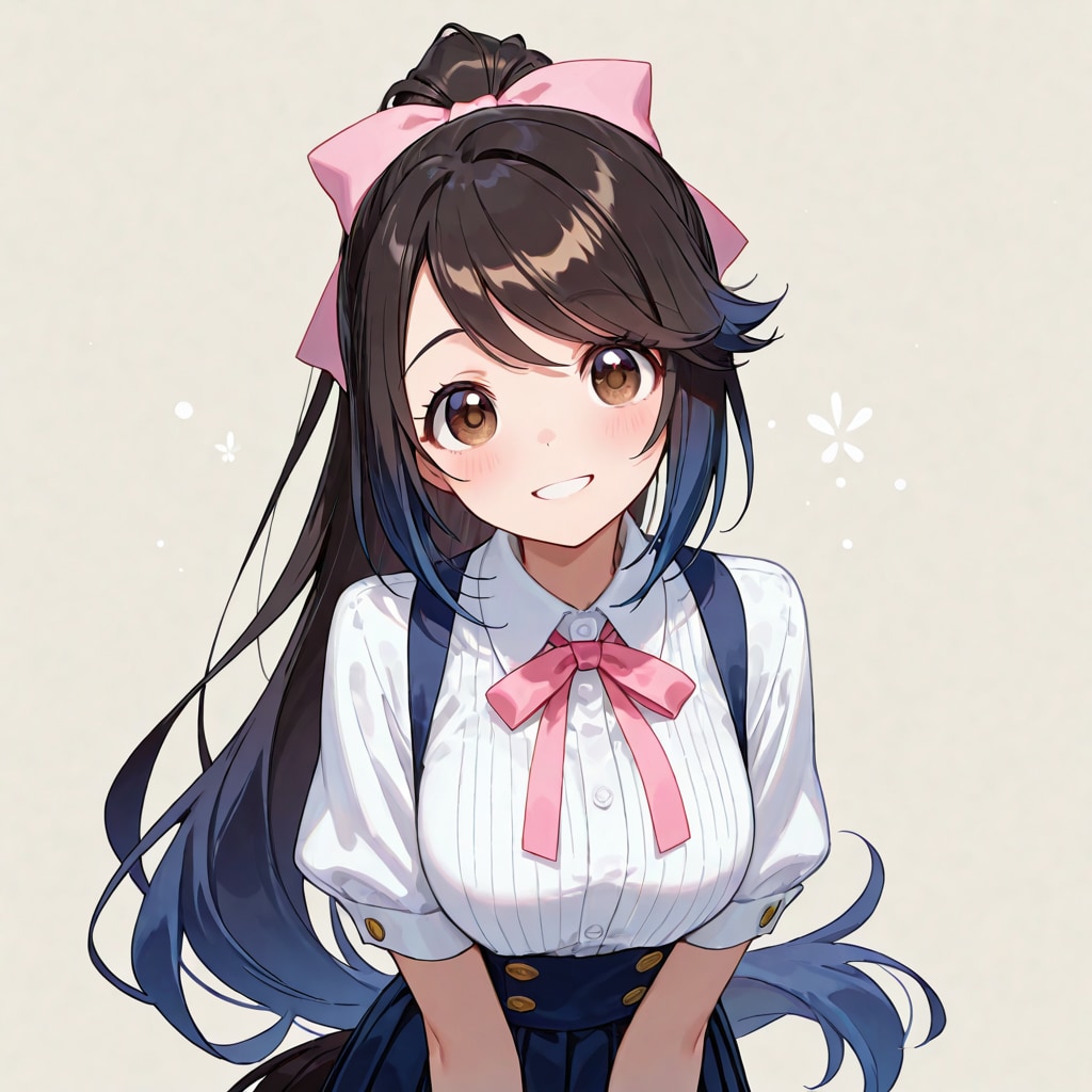 ピンクのリボン