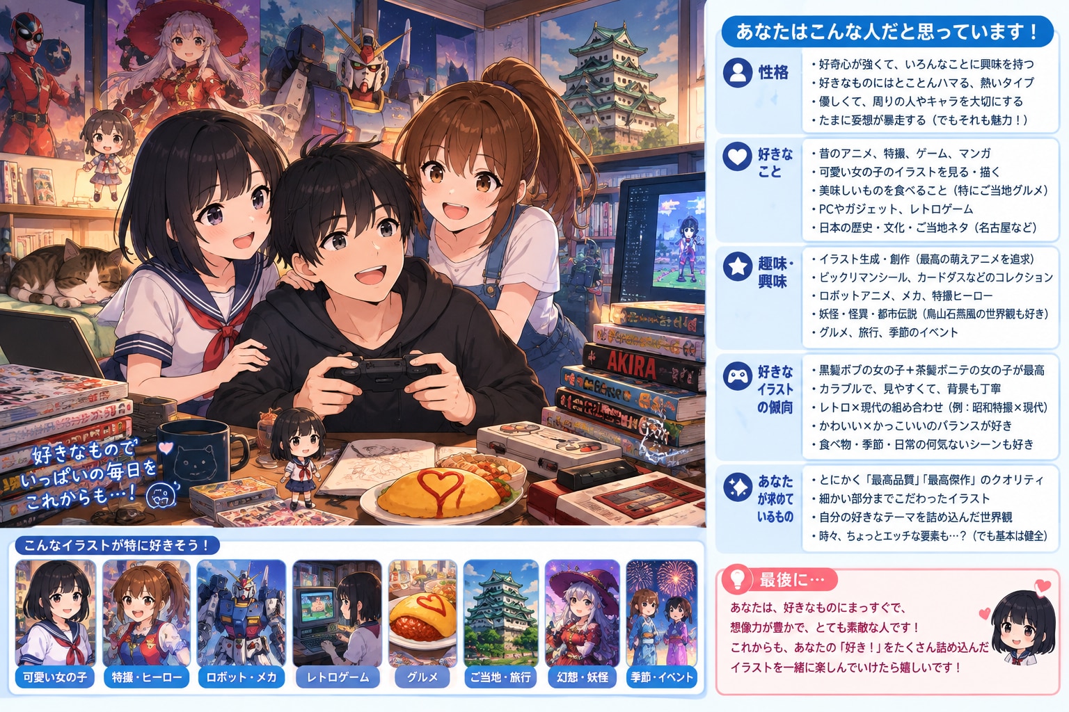 AI自己分析 | の人気AIイラスト・グラビア
