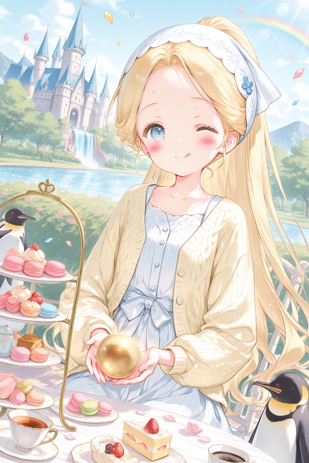 Ema, det her ser lækkert ud!　(エマ、これ美味しそうだよ！）