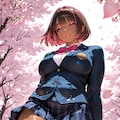 桜に溶ける、キミの視線 2枚目