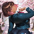 桜に溶ける、キミの視線 10枚目