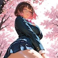 桜に溶ける、キミの視線 5枚目
