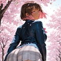 桜に溶ける、キミの視線 9枚目