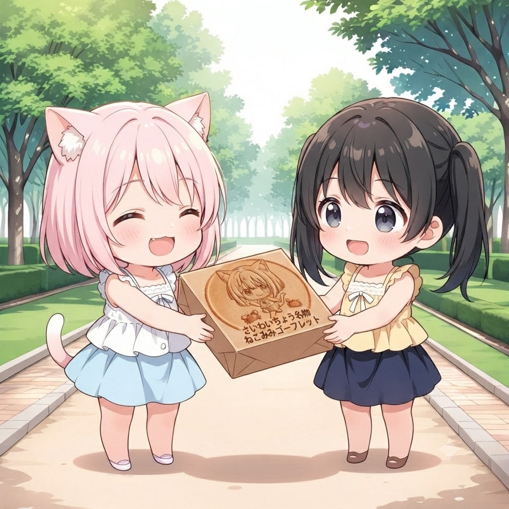 千夏ちゃんとおはようにゃん♡