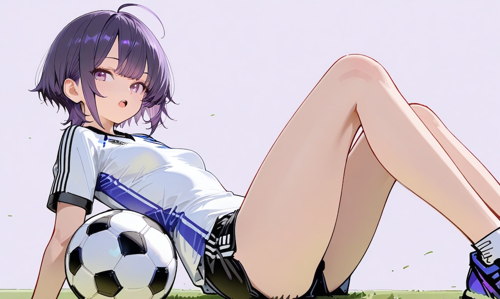 サッカー少女
