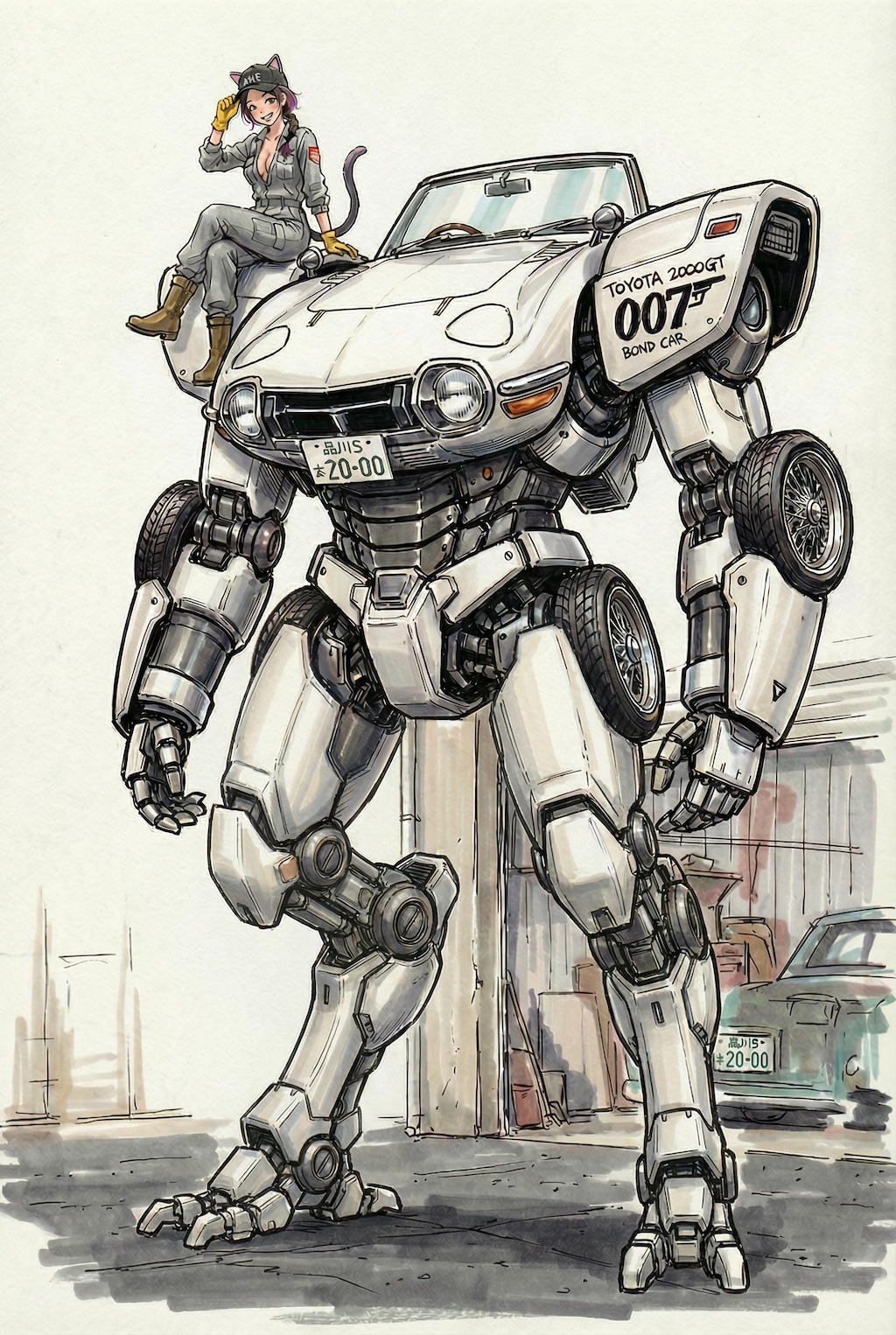 MI-6(劇場版)製ロボと蒼那