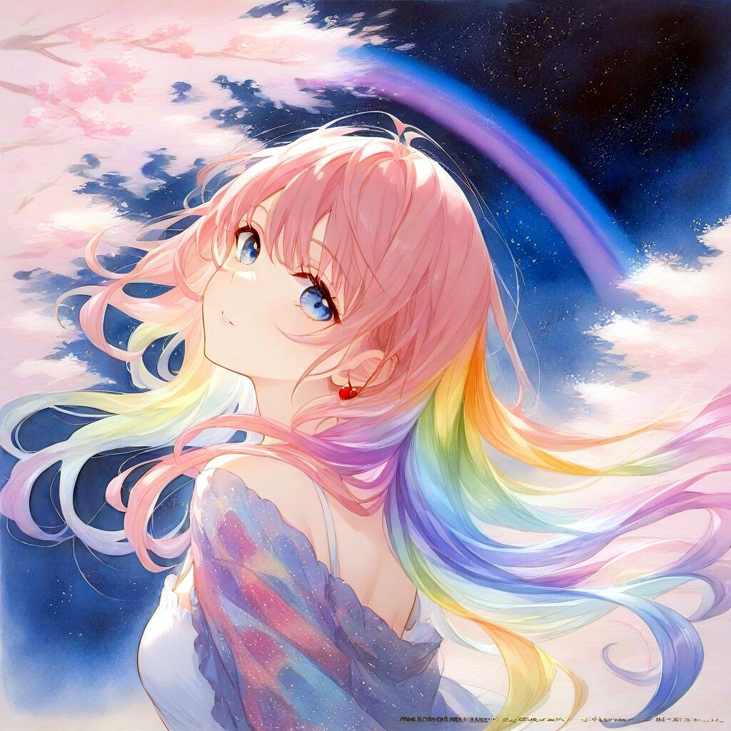 夜桜 | の人気AIイラスト・グラビア