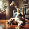 寝起きの猫 9枚目