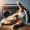 寝起きの猫 5枚目
