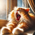 寝起きの猫 4枚目