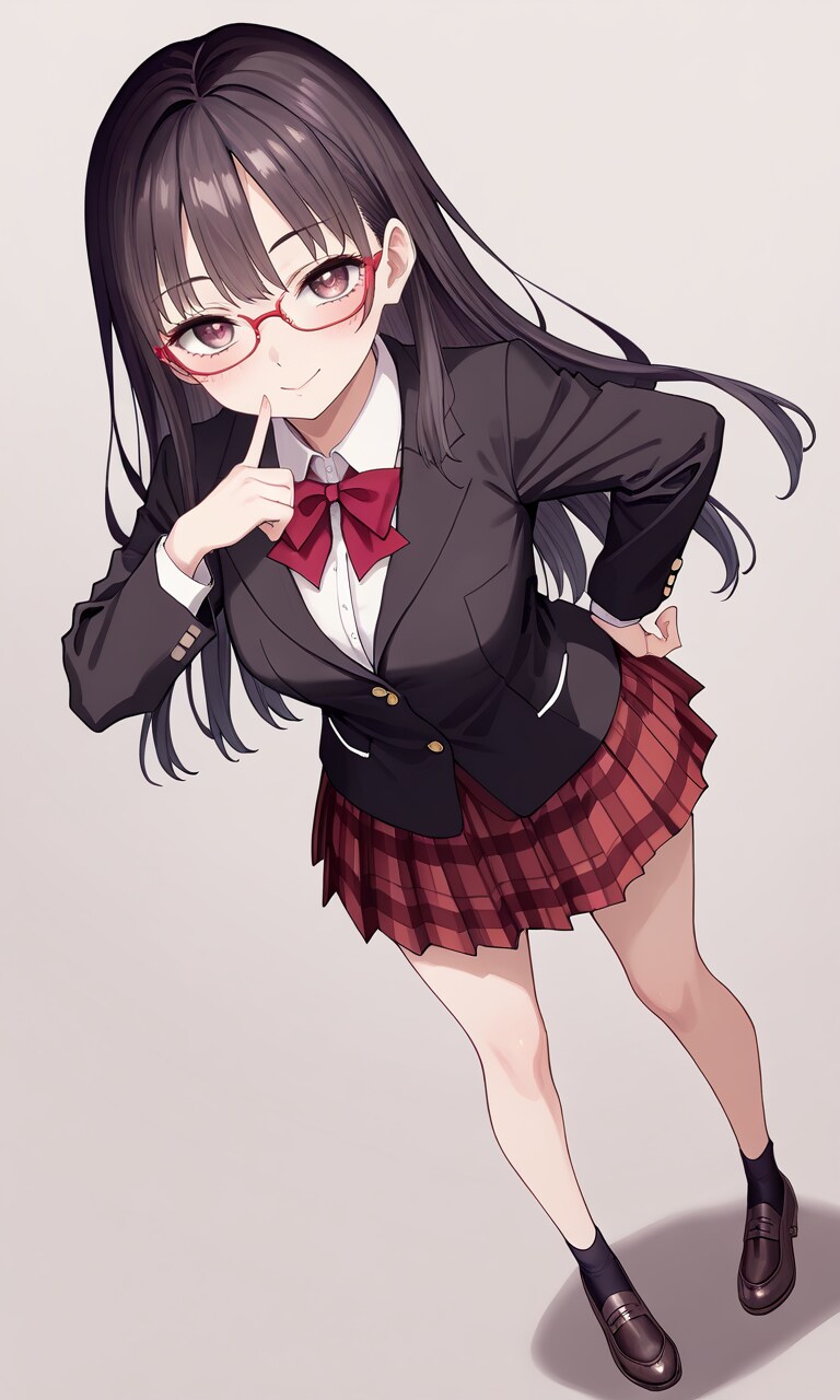 ブレザー女子・基本プロンプト
