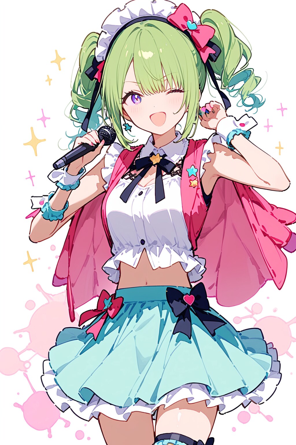 定番へそ出し衣装 | の人気AIイラスト・グラビア