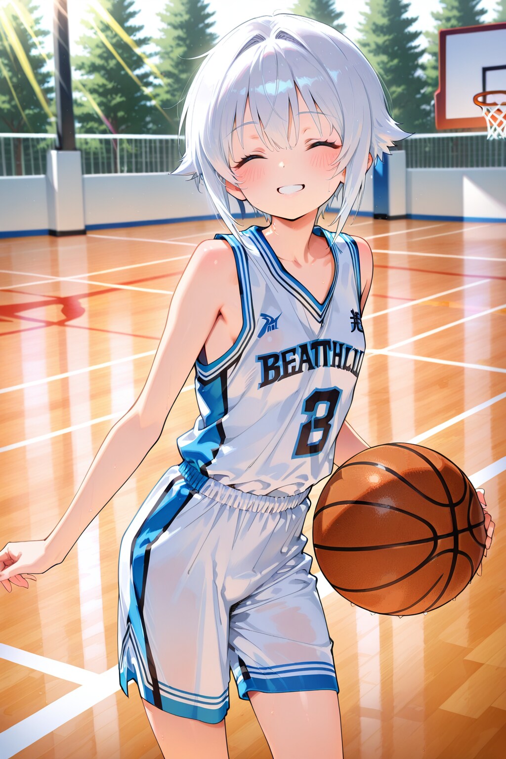一緒にバスケしよ！