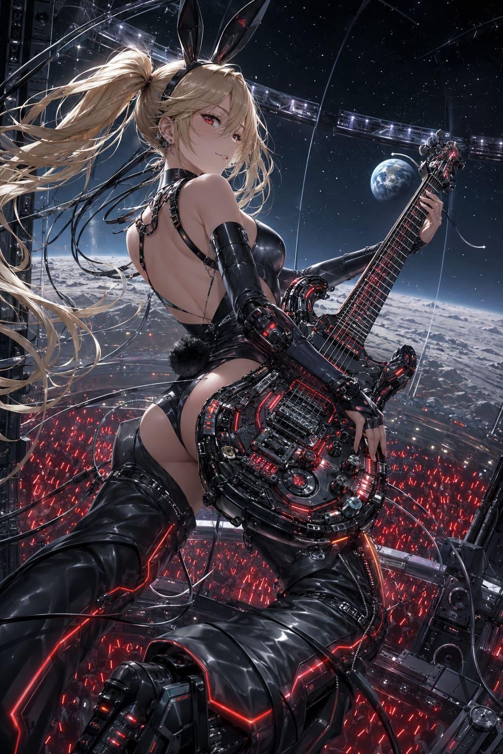 バニーガール月面ライブ