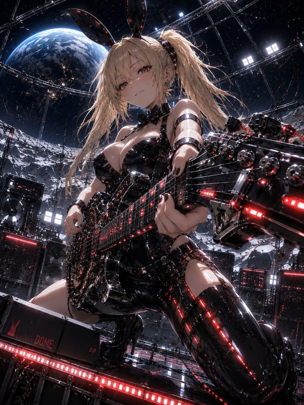 バニーガール月面ライブ