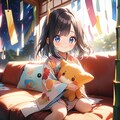 貞子と七夕してくれてありがとう♡楽しかったよ♡ 2枚目