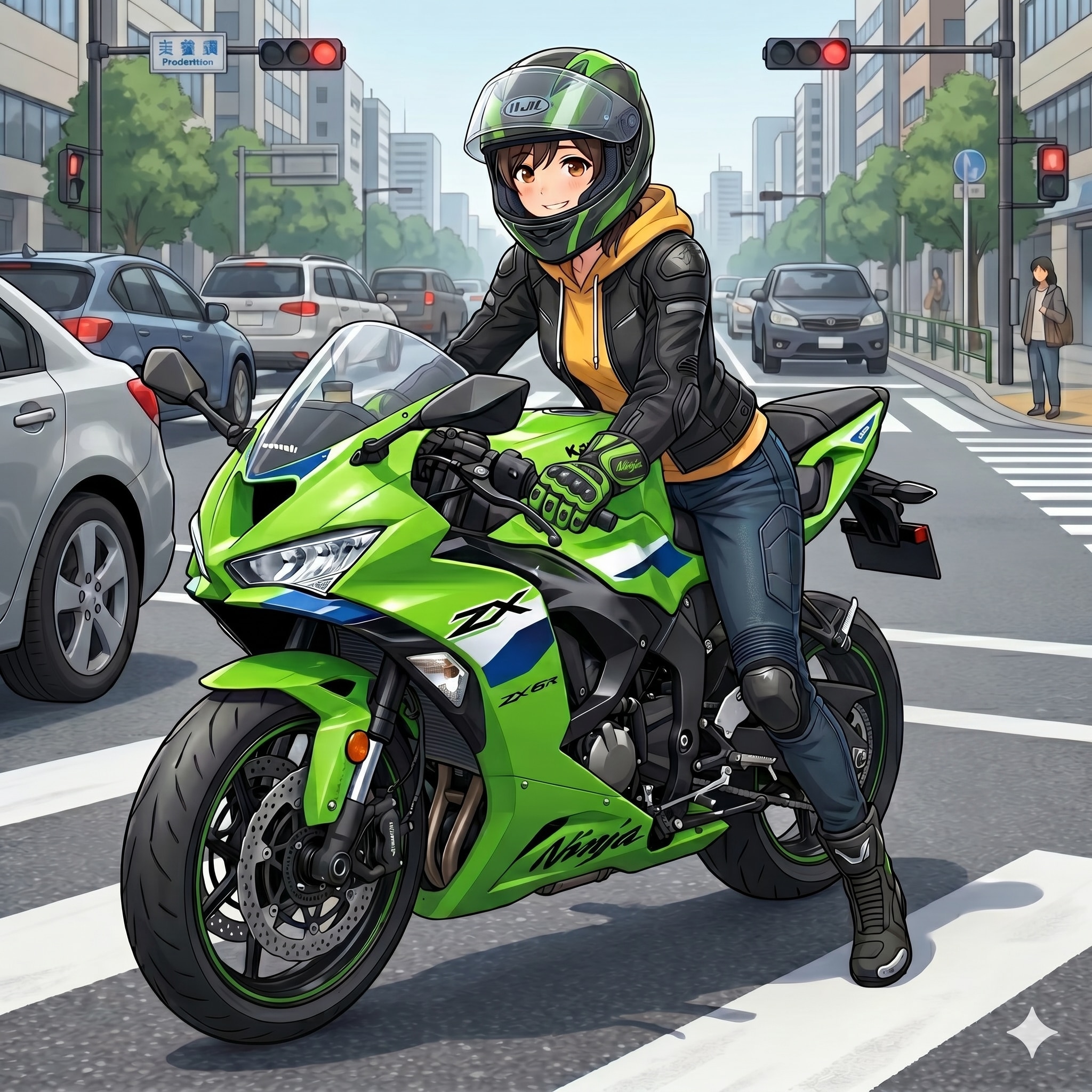 カワサキの女（４） | の人気AIイラスト・グラビア