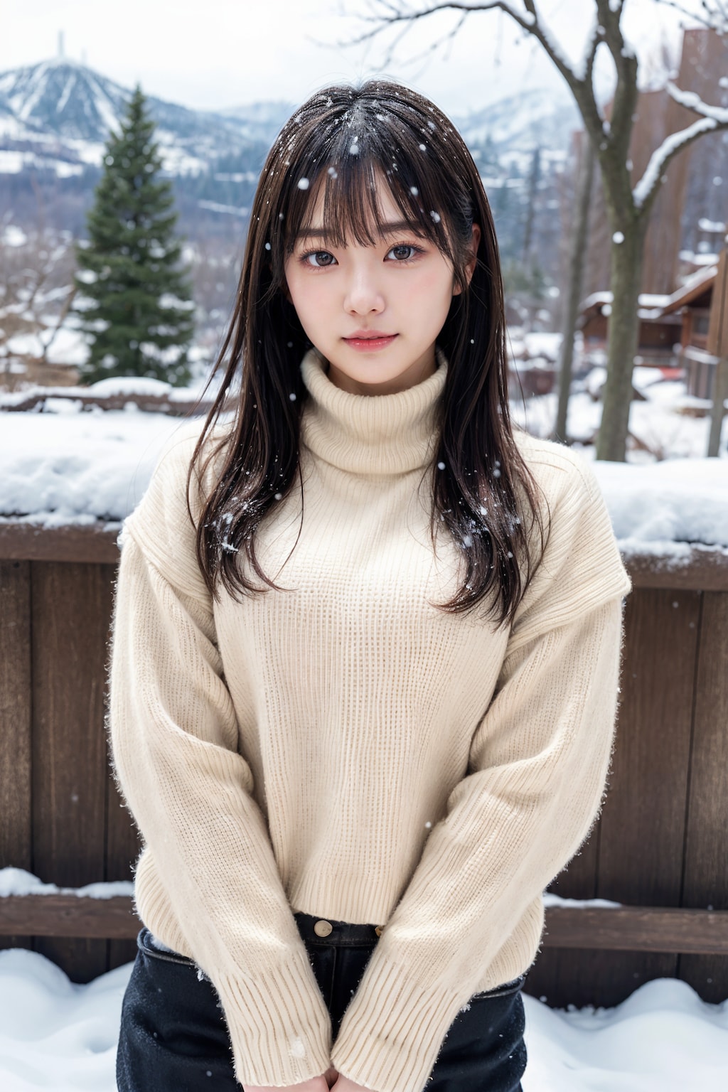 雪ポートレート 7/8