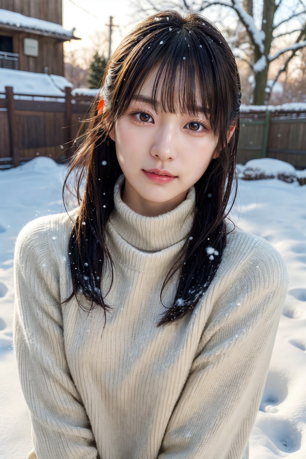 雪ポートレート 7/8