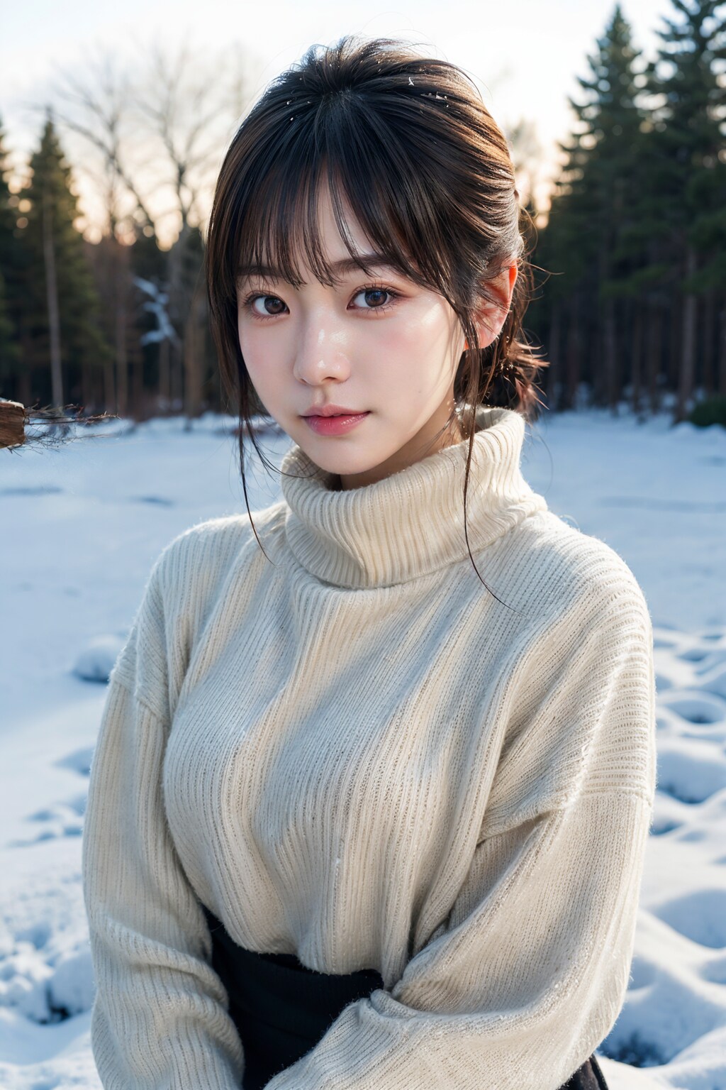雪ポートレート 7/8