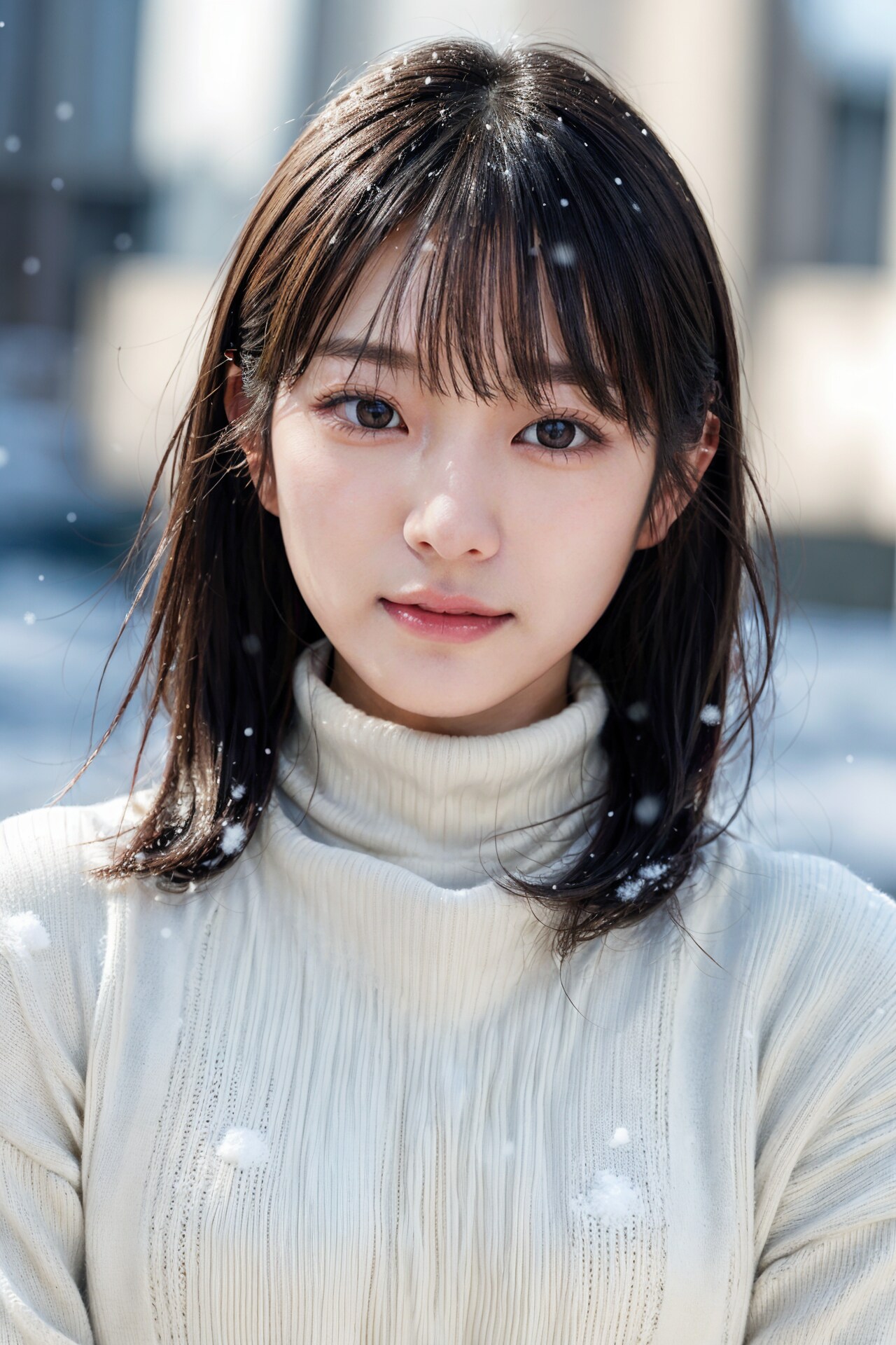 雪ポートレート 7/8