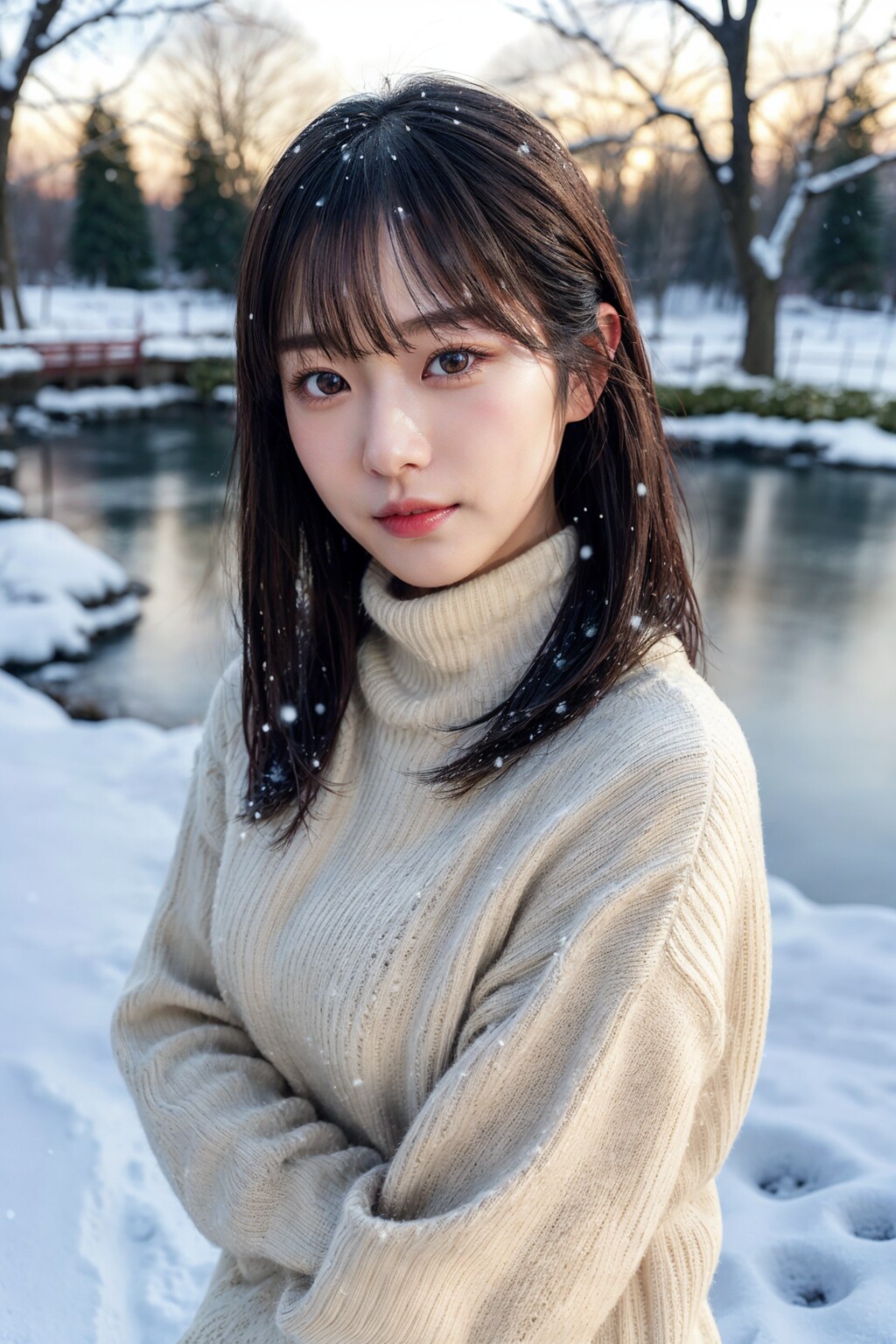 雪ポートレート 7/8