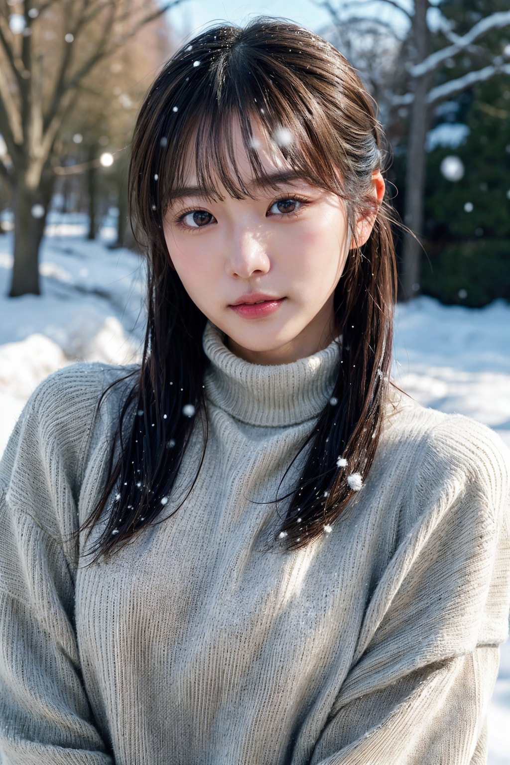 雪ポートレート 7/8