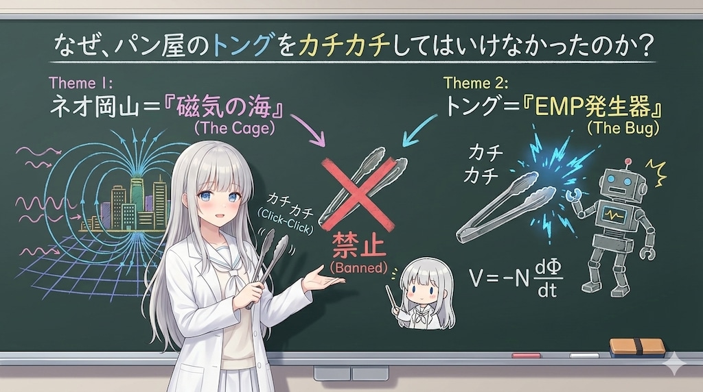電磁誘導とファラデーの法則とトングと
