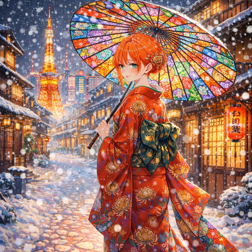 冬の東京 | の人気AIイラスト・グラビア