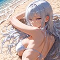 ビーチに寝ころぶ 3枚目